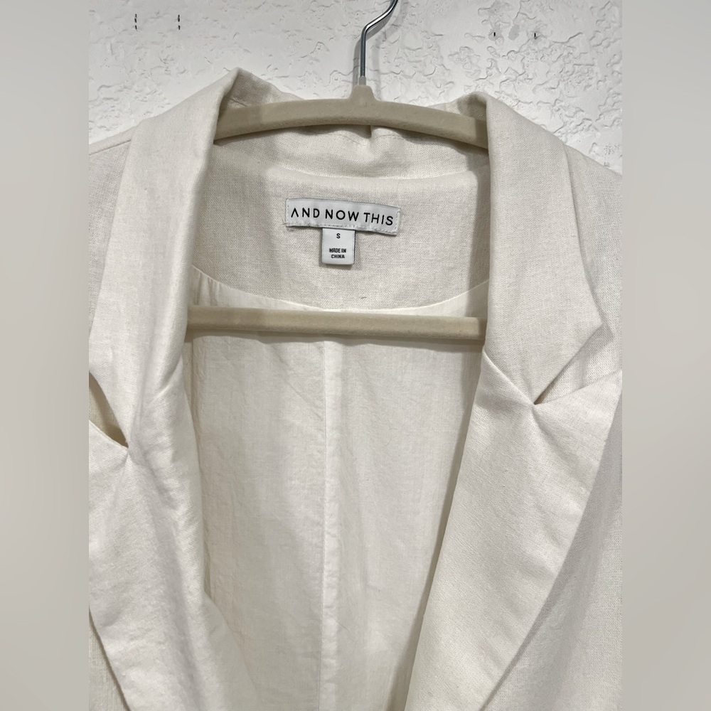 Macy’s AND NOW THIS Linen blazer - Picture 3 of 8